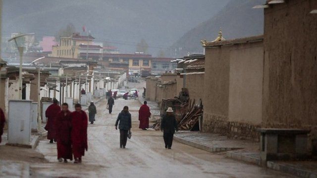 Some of the so-called 'socialist villages' in Tibet
