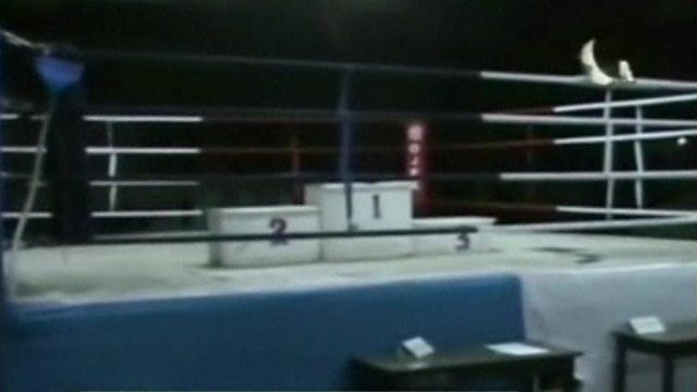 The boxing ring where the riot began