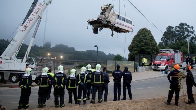 A wagon of a crashed train
