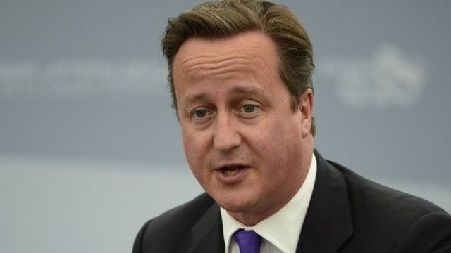 British Prime minister David Cameron