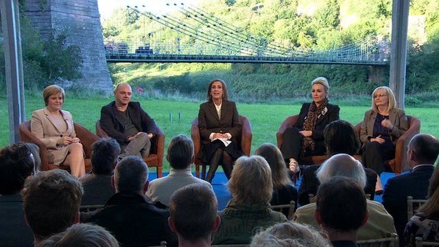 Newsnight Scotland debate panel