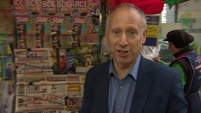 Steve Rosenberg hunts for letter