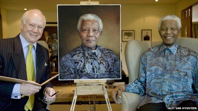 Richard Stone and Nelson Mandela