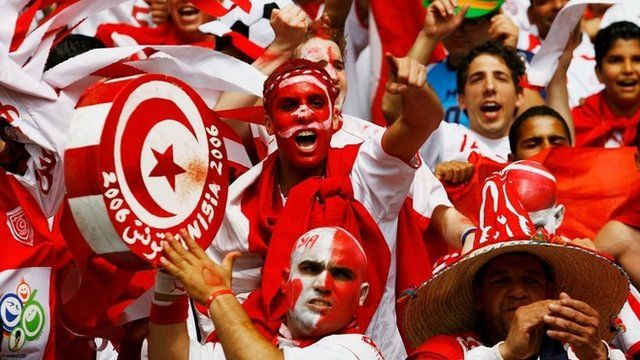 Tunisian football fans