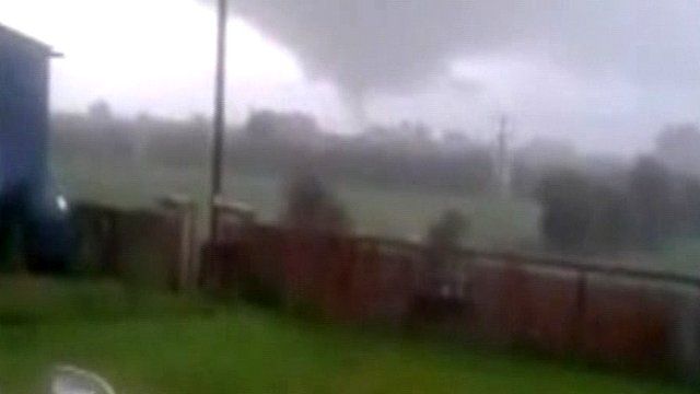 Funnel cloud above Clonfert