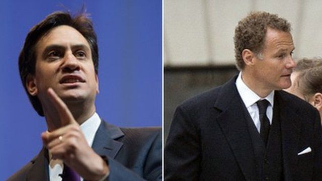 Ed Miliband and Lord Rothermere