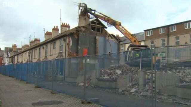 Homes demolition