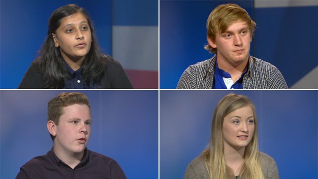 Raabiah Siddique, Max Yuill, Jack Aitchison and Eloise Reinhardt