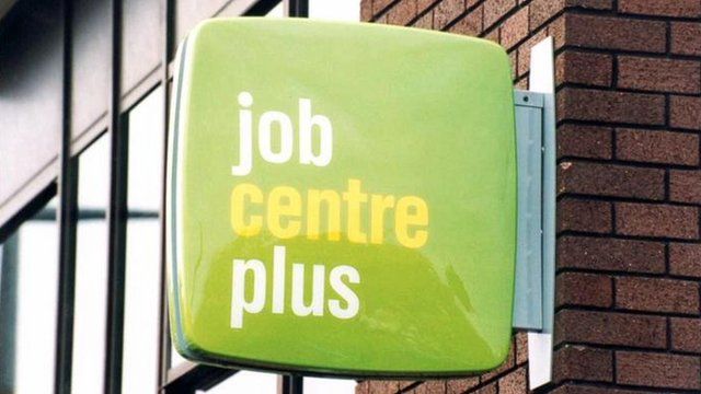 Job Centre Plus sign