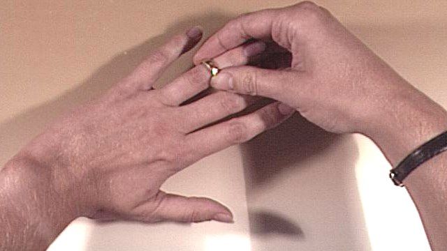 Ring on finger