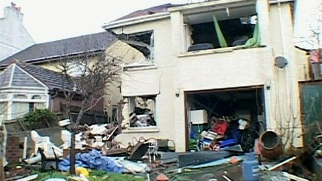 Jim Horan's house blown up in gas explosion