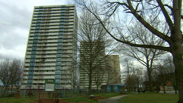 High-rise flats