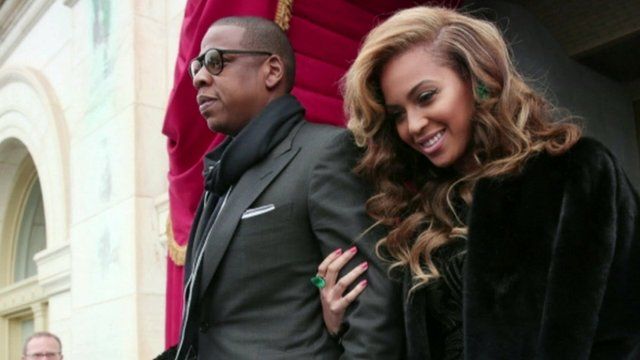 Jay-Z with Beyonce