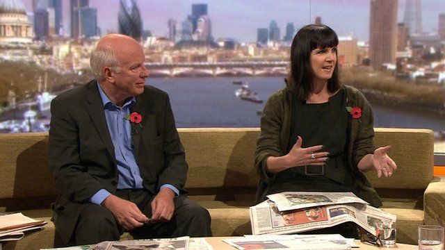 Greg Dyke, Chairman of the Football Association and Catherine Mayer, Editor at Large of TIME magazine