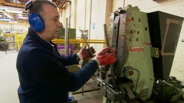 Worker in Remploy factory
