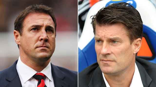 Malky Mackay and Michael Laudrup
