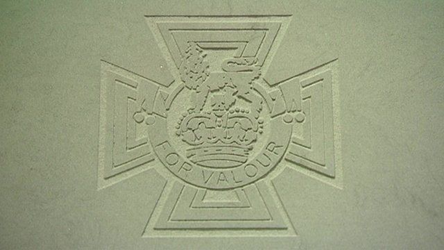 Victoria Cross paving stone