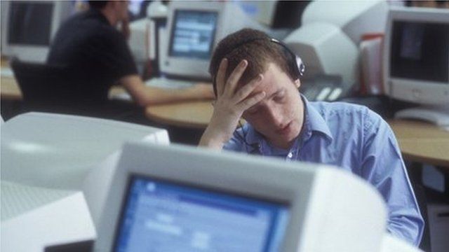 Call centre worker