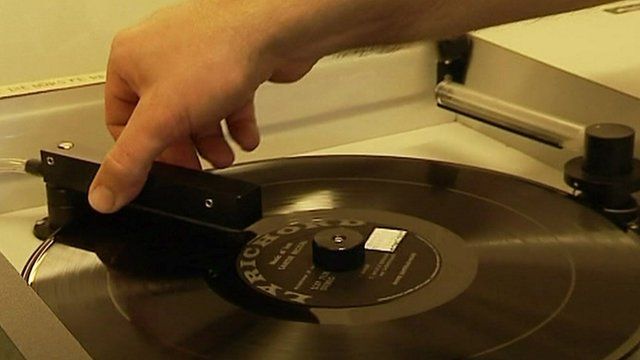 A record being played