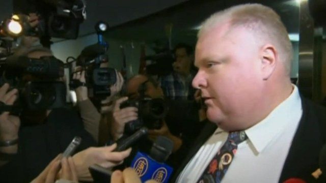 Toronto Mayor Rob Ford