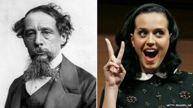 Charles Dickens and Katy Perry