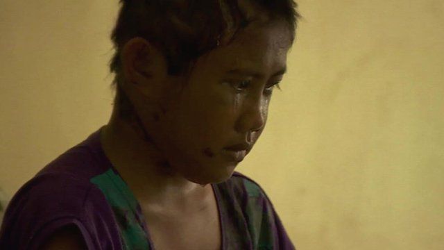 Typhoon victim Rebecca
