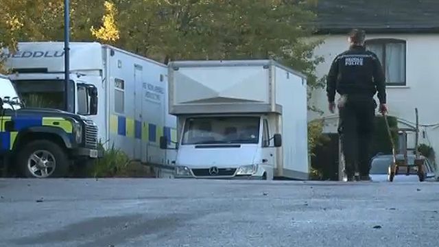 Police search