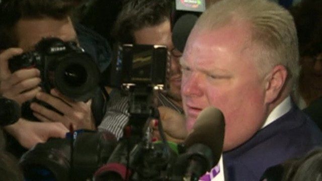 Toronto Mayor Rob Ford
