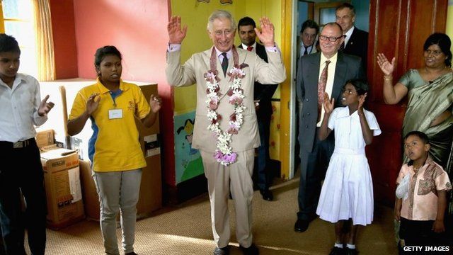 Prince Charles dancing the Hokey Cokey