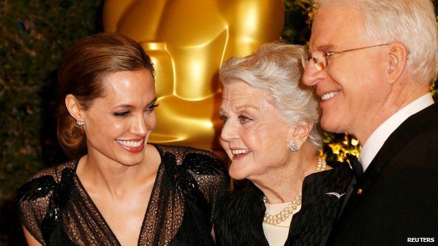 Angelina Jolie, Angela Lansbury and Steve Martin