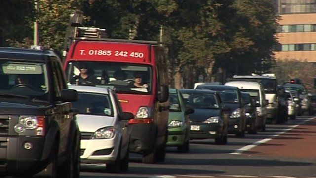 Congestion on Oxford ring road