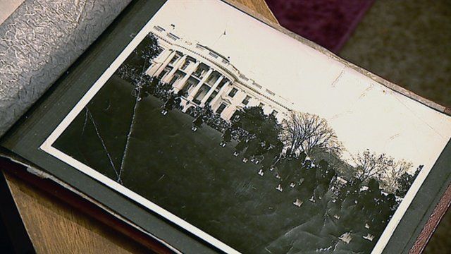 Black Watch pipers play at the White House