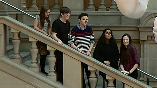Five teenagers