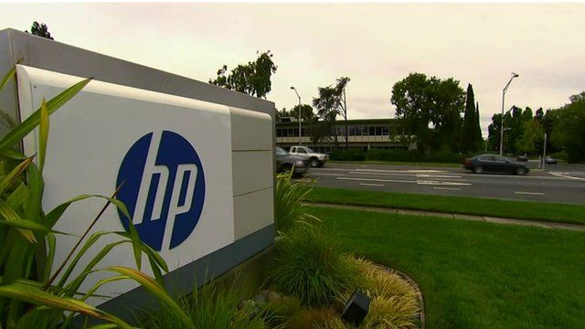 Hewlett Packard sign