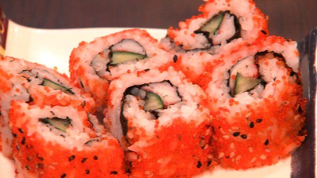 Plate of sushi