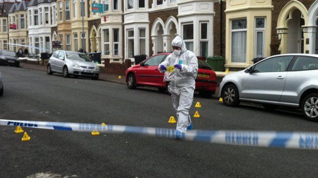 Forensic expert in Cathays on Friday