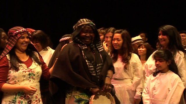Multicultural nativity play at Wales Millennium Centre
