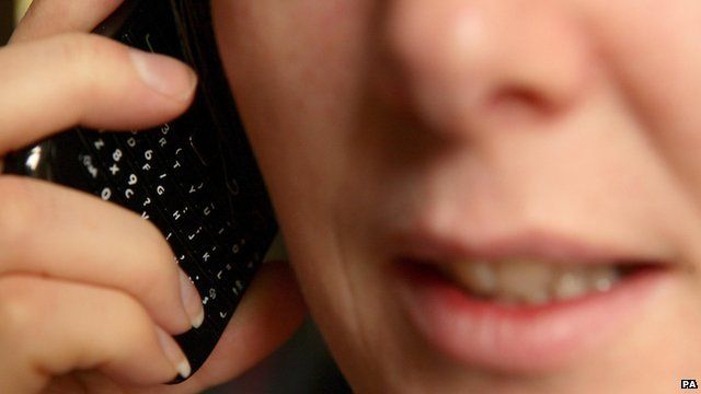Woman talking on mobile