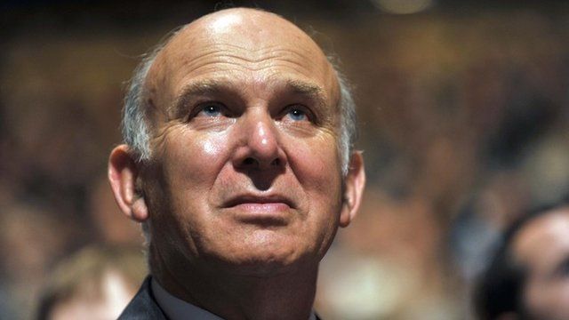 Business secretary Vince Cable