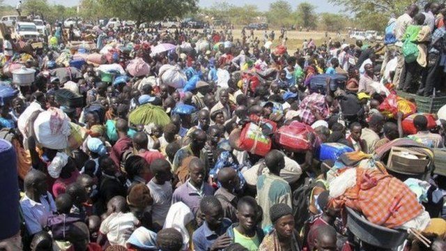 UNMISS compound in Bor, capital of Jonglei state