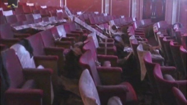 Damage to theatre