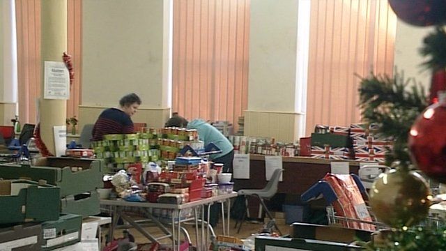 Camborne foodbank supplies