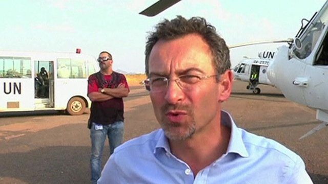 Toby Lanzer,, UN humanitarian co-ordinator