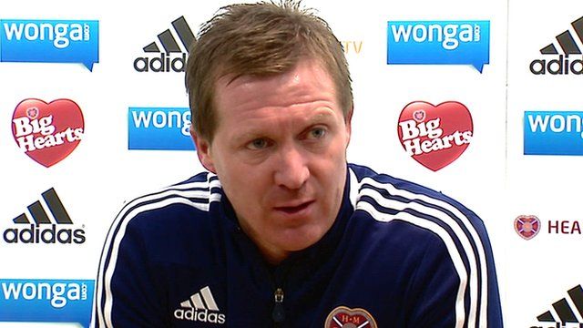 Hearts manager Garry Locke