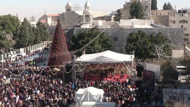 Manger Square in Bethlehem