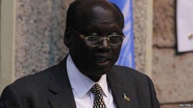South Sudan Foreign Affairs Minister, Barnaba Marial Benjamin
