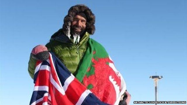 Richard Parks at the South Pole