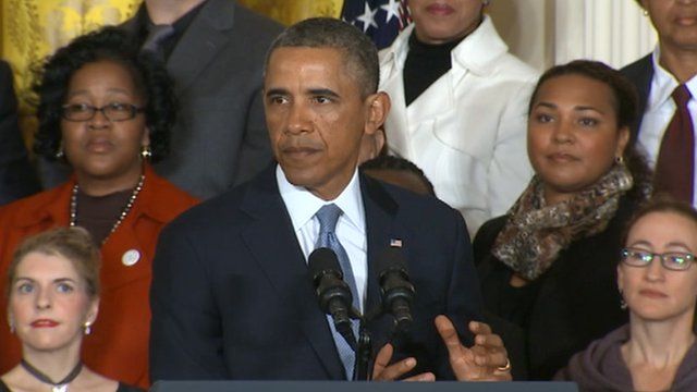 US President Barack Obama on 7 January 2014