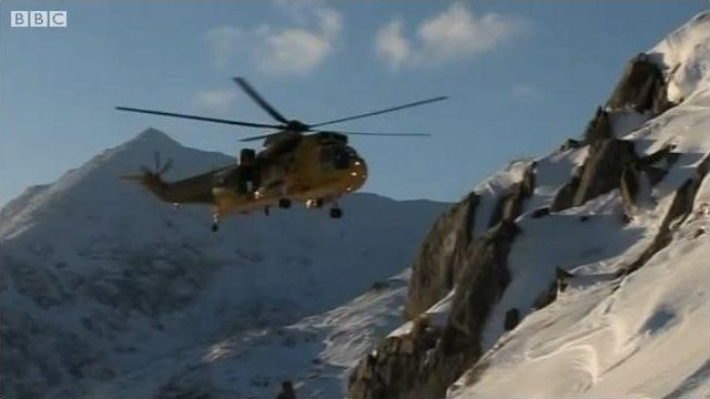 RAF search and rescue helicopter