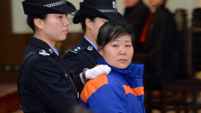 Zhang Shuxia in court